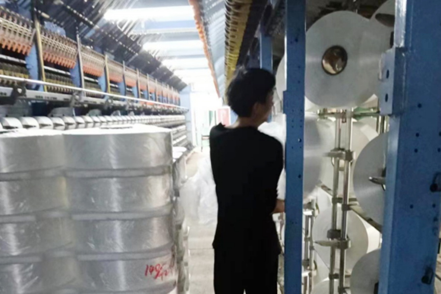 DTY produksjonstråd hengende område