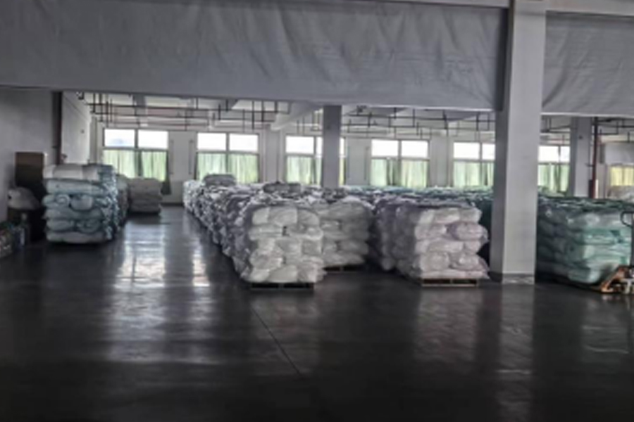 Grå stoff produksjon ferdig produktområde