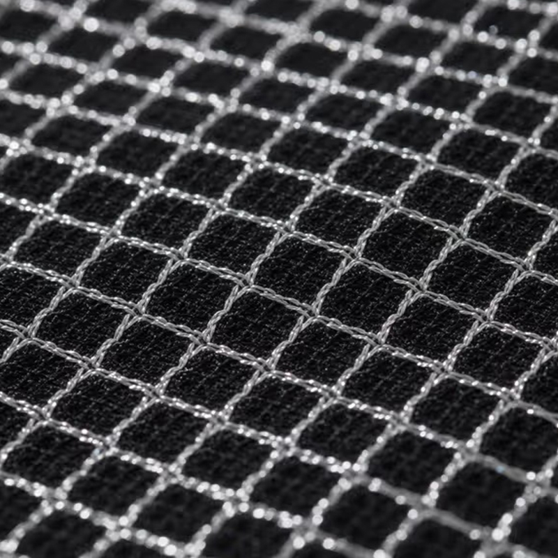 Pustende polyestergarn silke Birdseye-stoff