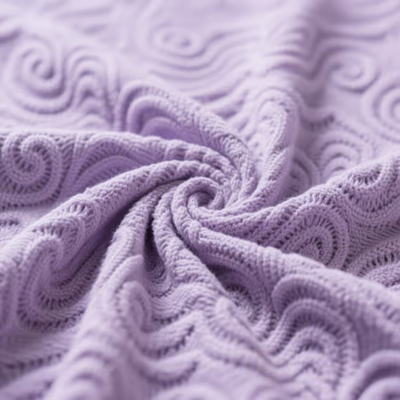 Hult konveks overføring jacquard stoff